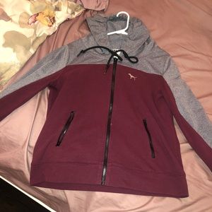 PINK zip up sweatshirt